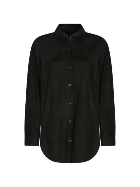 Salvatore Santoro fringed suede jacket Black 46051DCAMBLACK