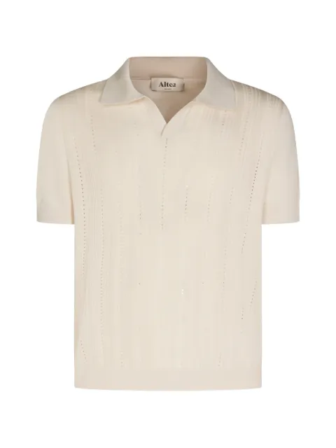 Altea pointelle-knit T-shirt Neutrals 265108628