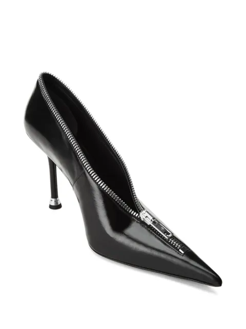 Alexander Wang Akila zip-up pumps Black 30226P005001
