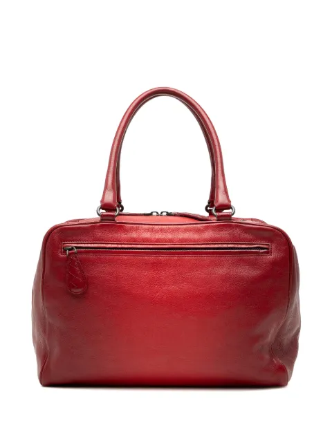 Bottega Veneta Pre-Owned 2012-2026 Medium Goatskin Madras Sfumato Brera handbag Red 0VFGPIFWJH96Z2JG