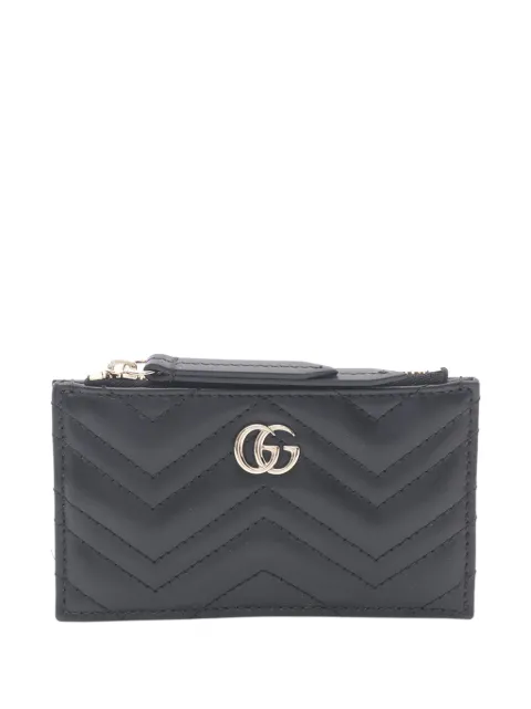Gucci Pre-Owned 2016-2026 GG Marmont coin pouch Black HI5KEW4BUO2VB2AG
