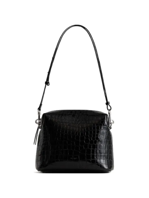 Yu Mei Ch'lita croc-effect leather crossbody bag Black 09421034804852
