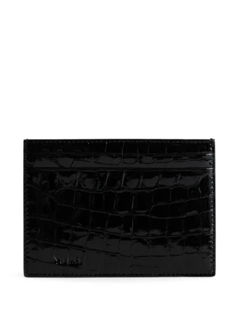 Yu Mei Youhan crocodile-effect cardholder Black 09421034804906