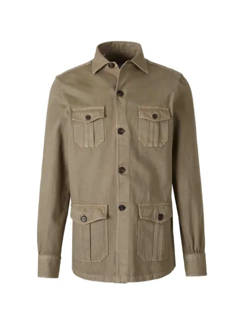 Vincenzo Di Ruggiero multi-pocket field jacket Neutrals 3581EYZAYCPHIL22SAT56