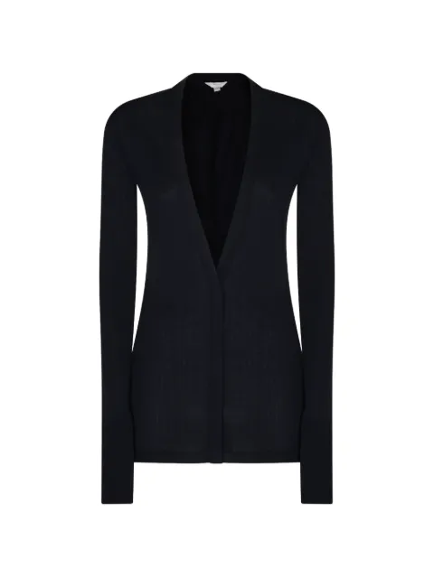 Malo ribbed-knit V-neck cardigan Black DXG208F3I45E11