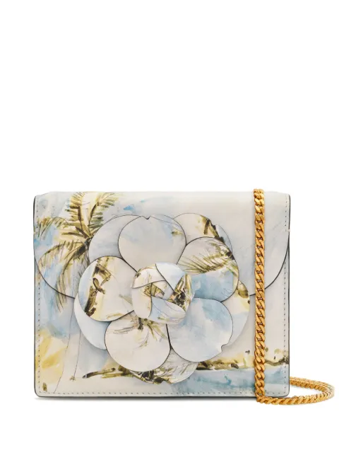 Oscar de la Renta Dominican Landscape printed mini Tro bag Neutrals 26PH0032SAFSLW