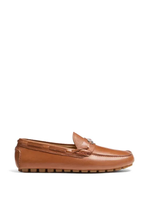 Valentino Garavani Driver Fastaway buffalo loafers Brown YS0K98GBM