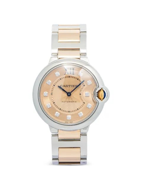 Cartier Ballon Bleu 33mm watch Pink WE902054