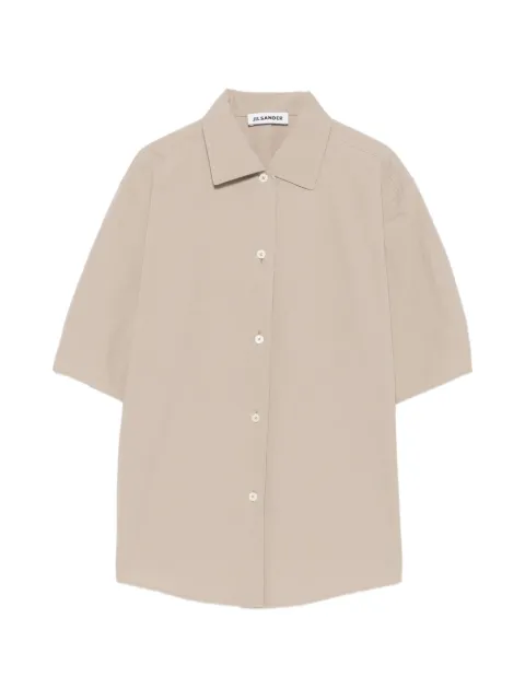 Jil Sander boxy-fit cotton shirt Neutrals J03DL0226J45338