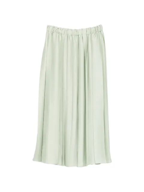 Tibi pleated elasticated-waist midi skirt Green T000FP5258