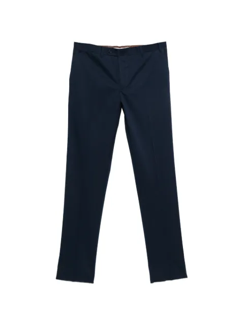 Canali straight-leg tailored trousers Blue 71019AV04105