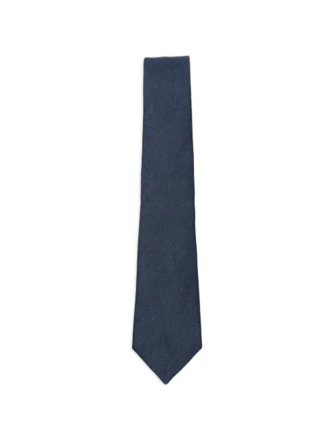Canali textured tie Blue 18HJ04540