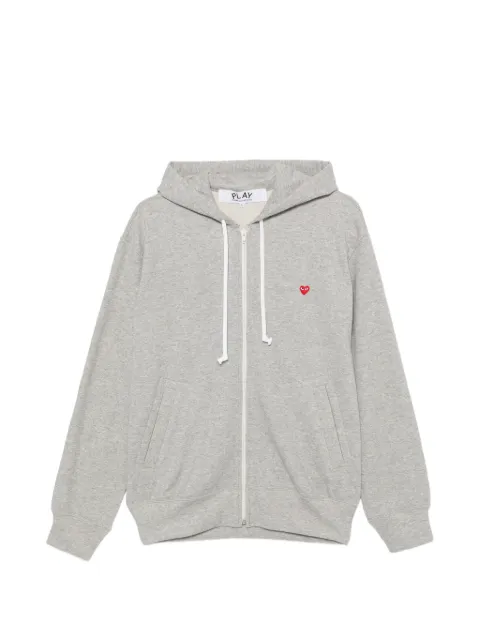 Comme Des Garçons Play heart-patch hoodie Grey AXT312051