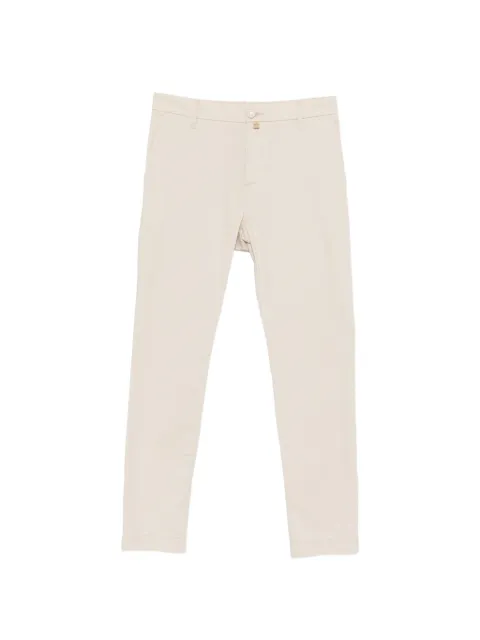 Jacob Cohën logo-patch button-fastening trousers Neutrals JUMPT026001S3803
