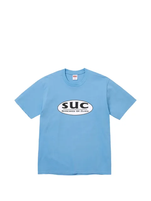 Supreme x DJ Screw SUC print-detail T-shirt Blue SU27362