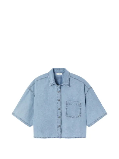 American Vintage Paybou short-sleeve shirt Blue PAY06A