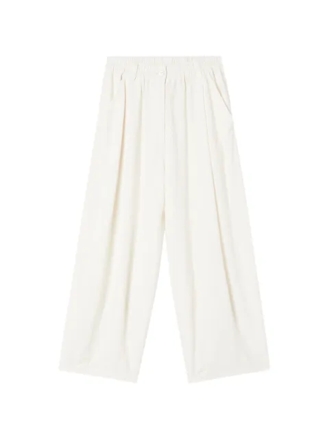 American Vintage Ozutown balloon palazzo pants White OZU10A