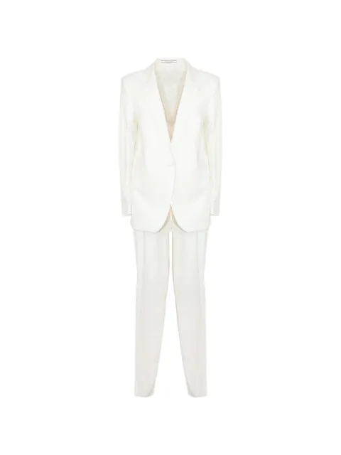 Tagliatore Adrianne single-breasted suit White TADRIANNE11BAD150188