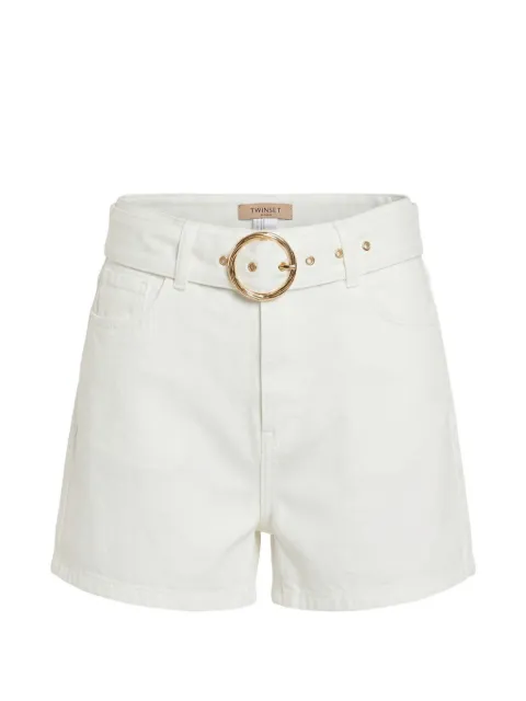 TWINSET belted shorts White 261TT2471