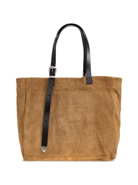 AllSaints Haven buckle-detail tote bag Brown M019XE