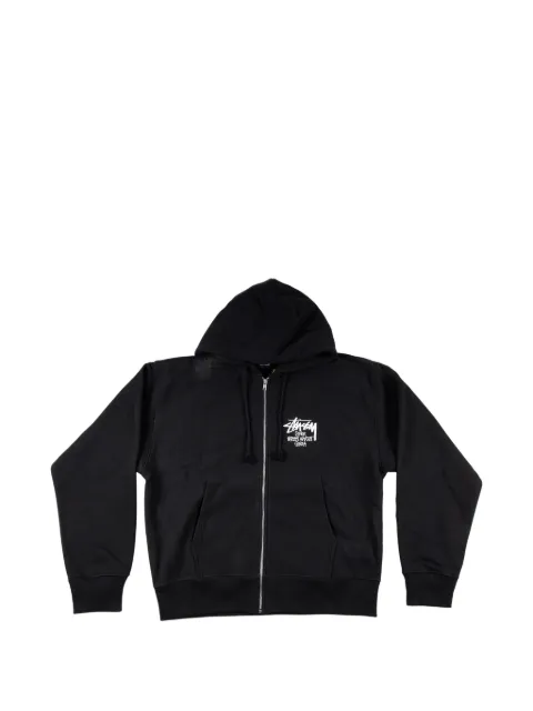 Stüssy logo-print hoodie Black STUS431