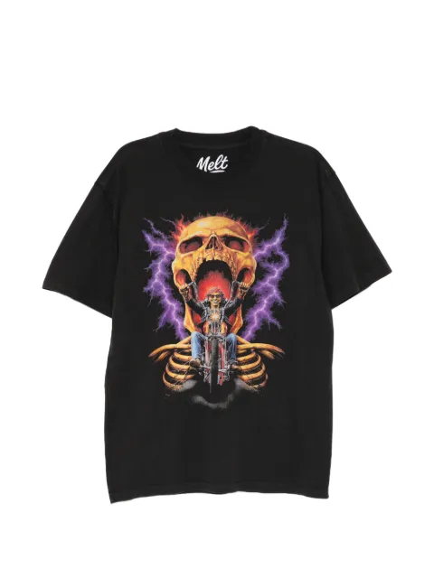 Melt graphic T-shirt Black MS5316