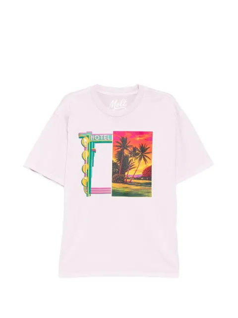 Melt graphic T-shirt Pink MS5310