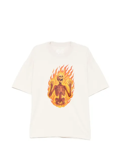 Melt graphic T-shirt Neutrals MS5307