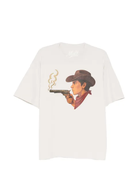 Melt graphic T-shirt Neutrals MS5306