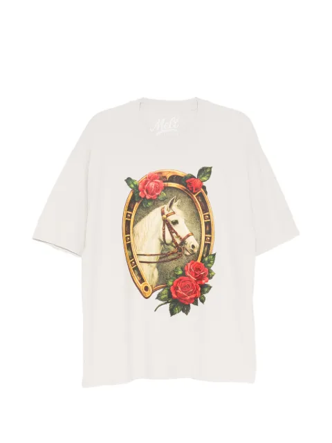 Melt graphic T-shirt Neutrals MS5301