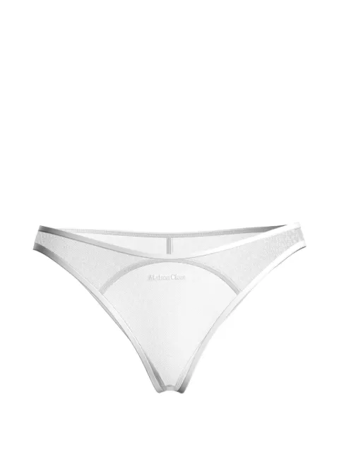 Maison Close Panorama mesh briefs White 565029