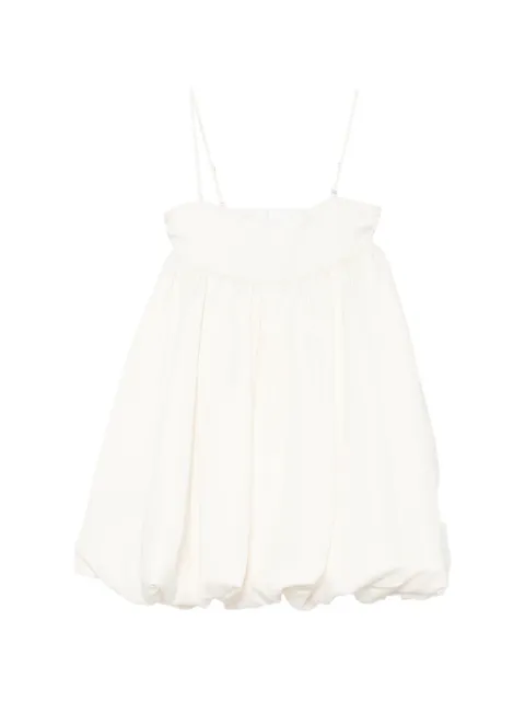ROTATE BIRGER CHRISTENSEN bubble-hem mini dress Neutrals 116405857857