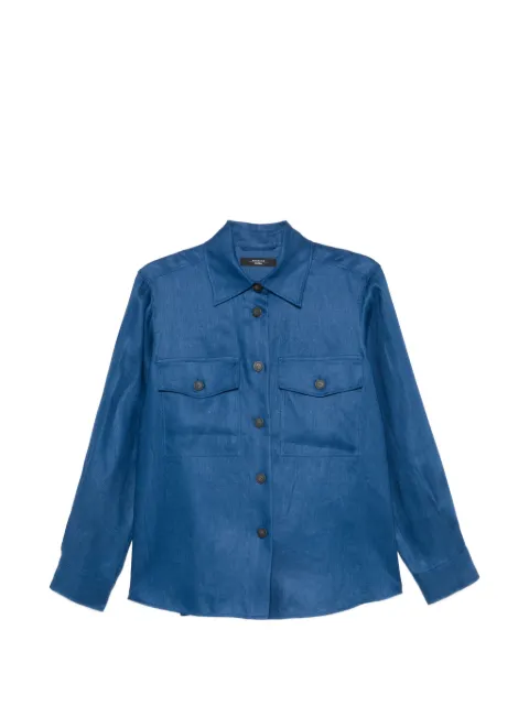 Weekend Max Mara Pomposa button-up shirt Blue 2615041023600