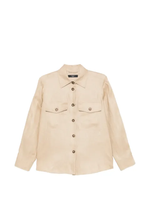 Weekend Max Mara flap-pocket shirt jacket Neutrals 2615041023600