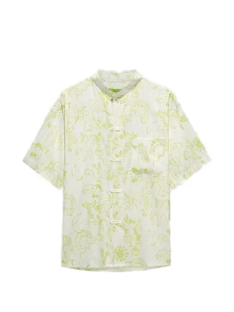 Shanghai Tang Tang mandarin-collar shirt White Z2MRB443EE