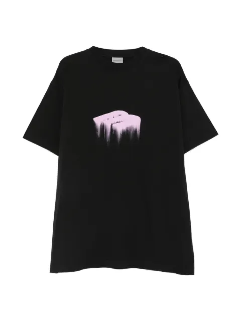 Balenciaga graphic-print T-shirt Black 850345TUVJ8