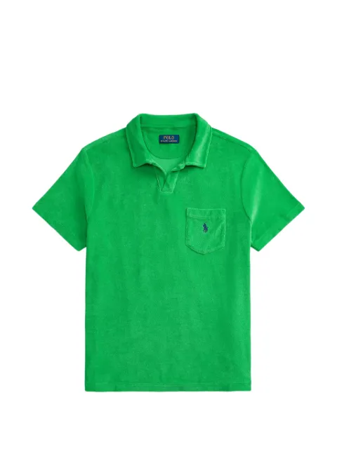 Polo Ralph Lauren terry-texture polo shirt Green 710A12491007