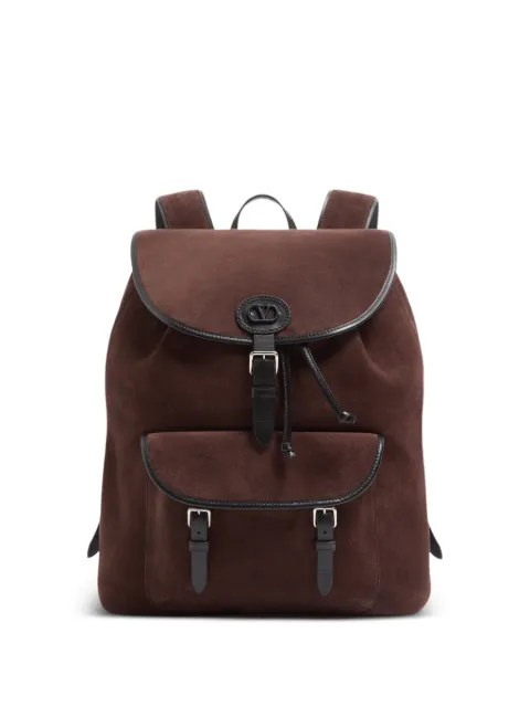 Valentino Garavani Antibes suede backpack Brown YB0T63PDT