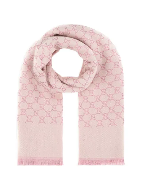 Gucci GG Supreme reversible scarf Pink 8092263GC469072