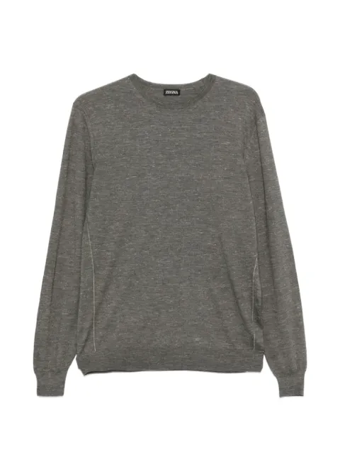Zegna fine-knit top Grey UHF91A3110