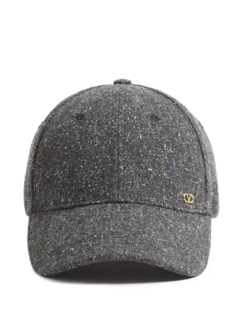 Valentino Garavani VLogo Signature wool baseball cap Grey YHD00MGRF