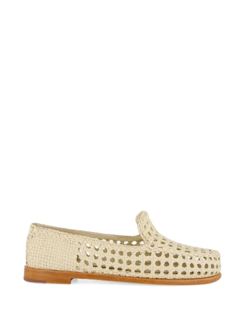 DRAGON DIFFUSION Dolly leather loafers White 5107