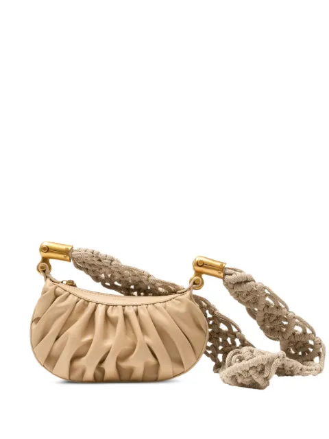 Balmain mini Ebene crossbody bag Neutrals GN0BS056LSXM
