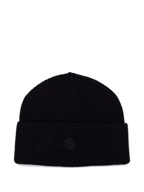 POLAR SKATE CO John logo-patch beanie hat Black PS24309