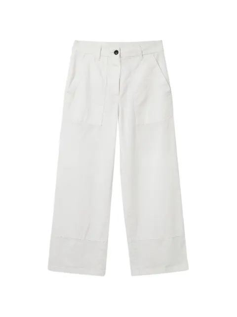 Nine In The Morning Nadia Palazzo wide-leg trousers White 9SS26OS60NATURALE
