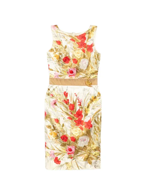 Dolce & Gabbana Pre-Owned floral midi dress Neutrals CSVM9167