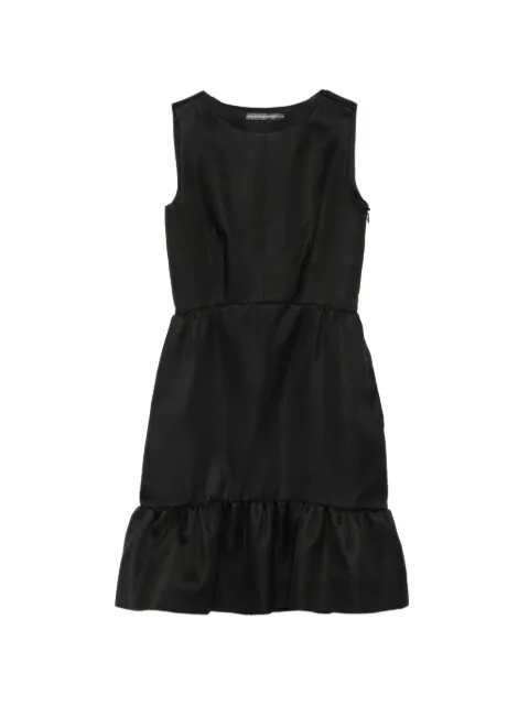 Balenciaga Pre-Owned Tiered Hem Sleeveless Dress Black CSVM9147