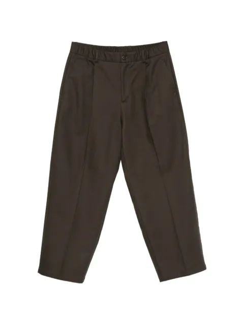 Herno pleated wide-leg trousers Green PT000194U13293