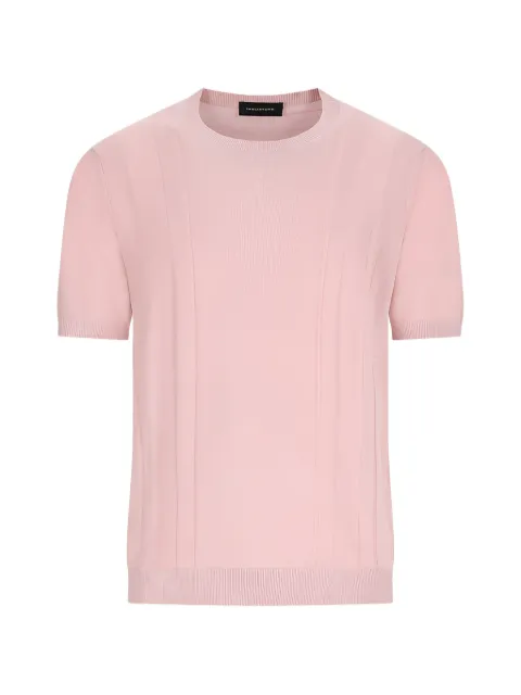 Tagliatore crew-neck T-shirt Pink DEWPWE2608