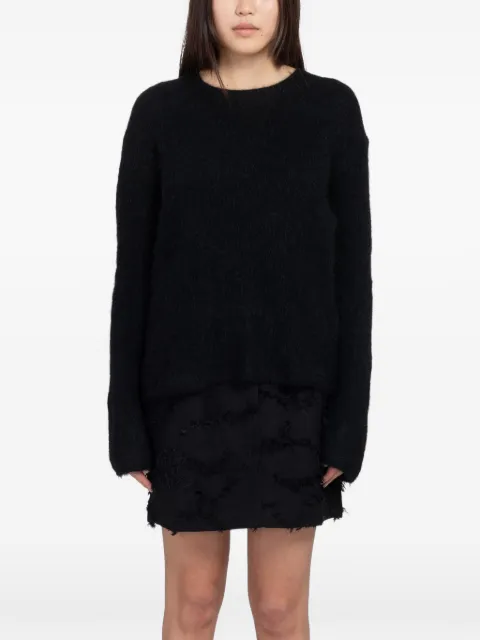 MINIMUM Calaha brushed-knit jumper Black 224199965